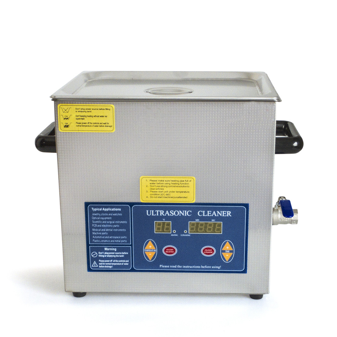 Kendal Commercial Grade 9 Liters 540 Watts HEATED ULTRASONIC CLEANER